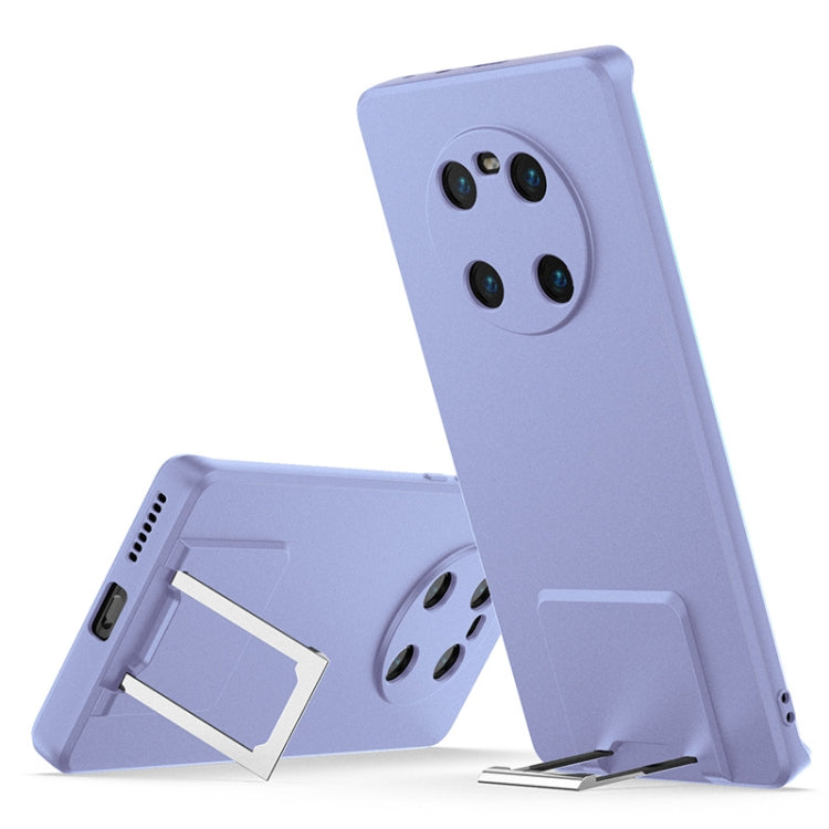 For Huawei Mate 40 Skin Feel Frosted TPU Shockproof Phone Case with Telescopic Holder