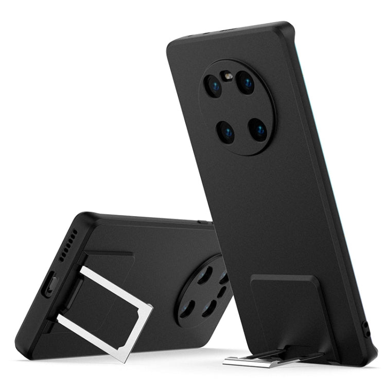 For Huawei Mate 40 Skin Feel Frosted TPU Shockproof Phone Case with Telescopic Holder
