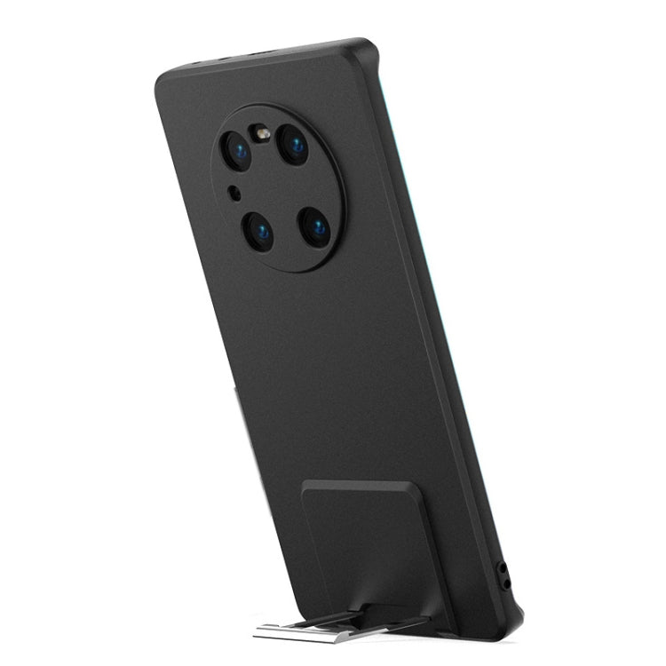 For Huawei Mate 40 Skin Feel Frosted TPU Shockproof Phone Case with Telescopic Holder