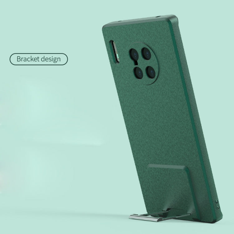For Huawei Mate 30 Pro Skin Feel Frosted TPU Shockproof Phone Case with Telescopic Holder