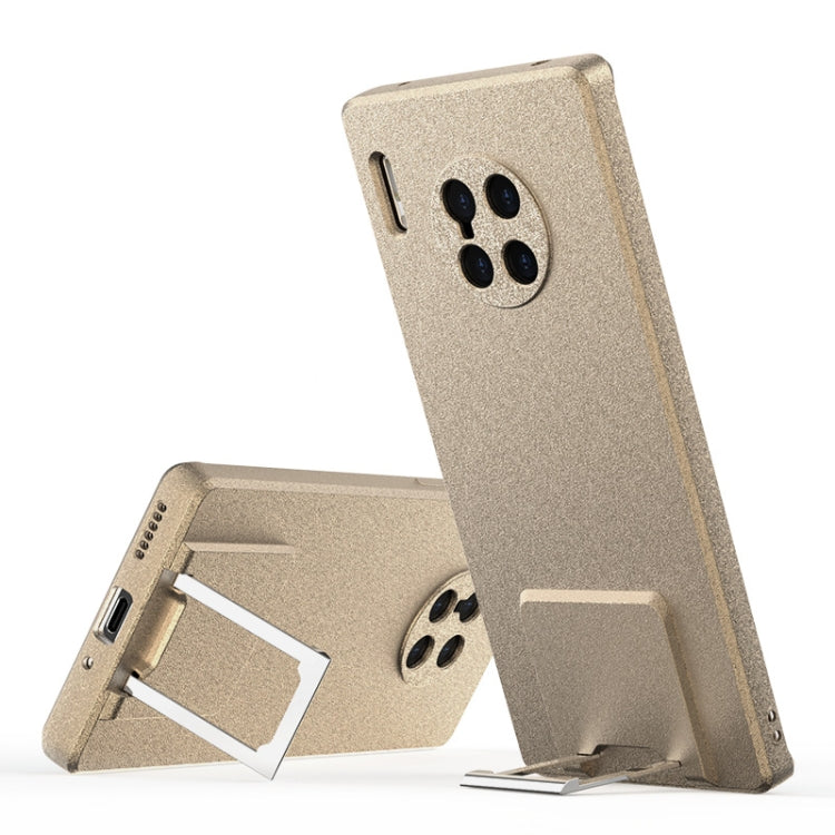 For Huawei Mate 30 Skin Feel Frosted TPU Shockproof Phone Case with Telescopic Holder