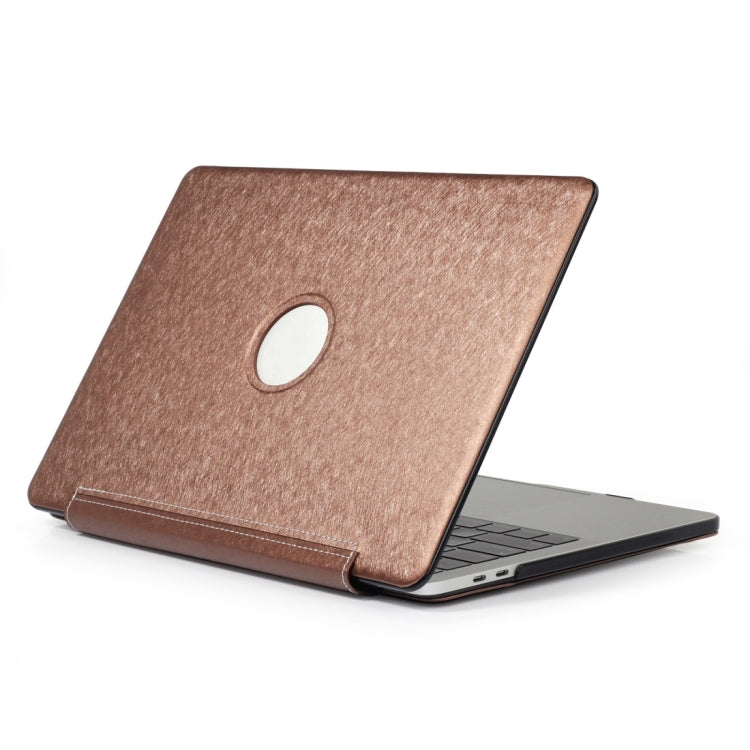 Laptop One-piece PU Leather Case For MacBook Pro 16.2 inch A2485 2021