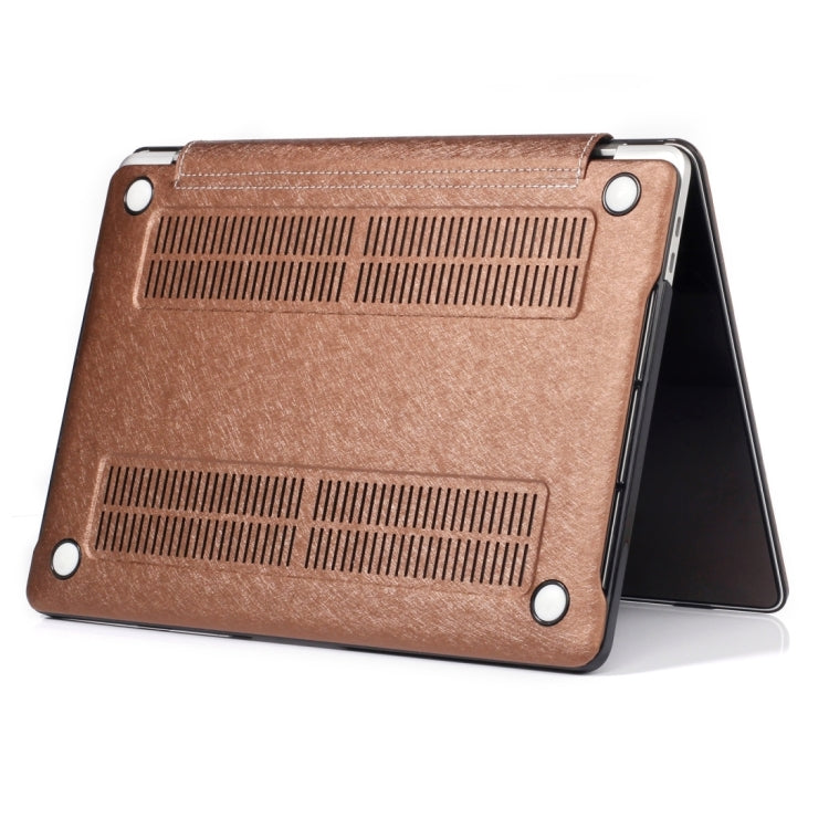 Laptop One-piece PU Leather Case For MacBook Pro 16.2 inch A2485 2021