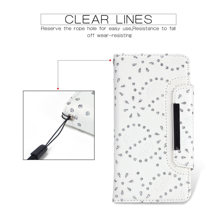 For iPhone 11 Pro Separable Maple Leaf Flower Litchi Texture Flip Leather Case with Holder & Card Slot & Wallet & Lanyard