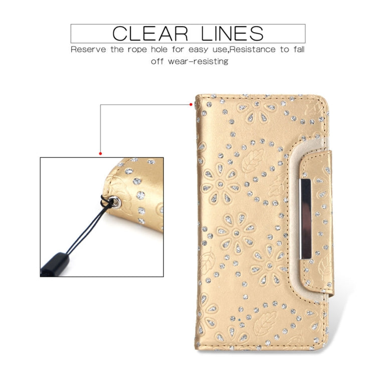For iPhone 11 Pro Separable Maple Leaf Flower Litchi Texture Flip Leather Case with Holder & Card Slot & Wallet & Lanyard