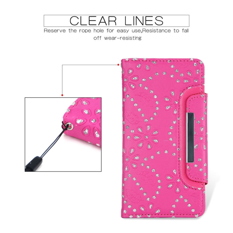For iPhone 11 Pro Separable Maple Leaf Flower Litchi Texture Flip Leather Case with Holder & Card Slot & Wallet & Lanyard