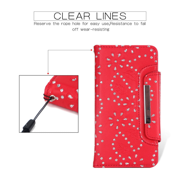 For iPhone 11 Pro Max Separable Maple Leaf Flower Litchi Texture Flip Leather Case with Holder & Card Slot & Wallet & Lanyard