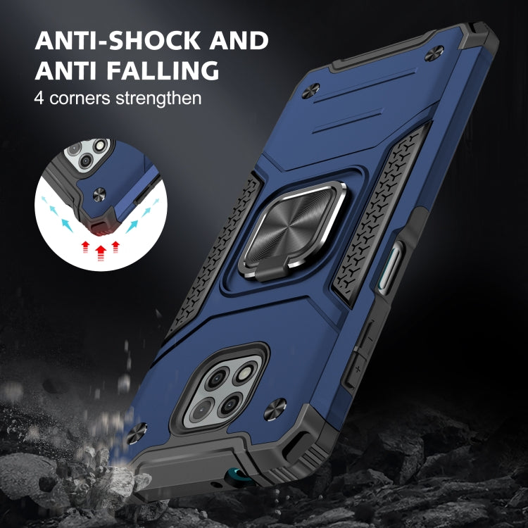 For Motorola Moto G Power (2021) Magnetic Armor Shockproof TPU + PC Phone Case with Metal Ring Holder