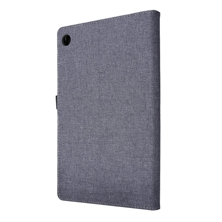 For OPPO Realme Pad 10.4 Horizontal Flip TPU + Fabric PU Leather Tablet Protective Case with Name Card Clip