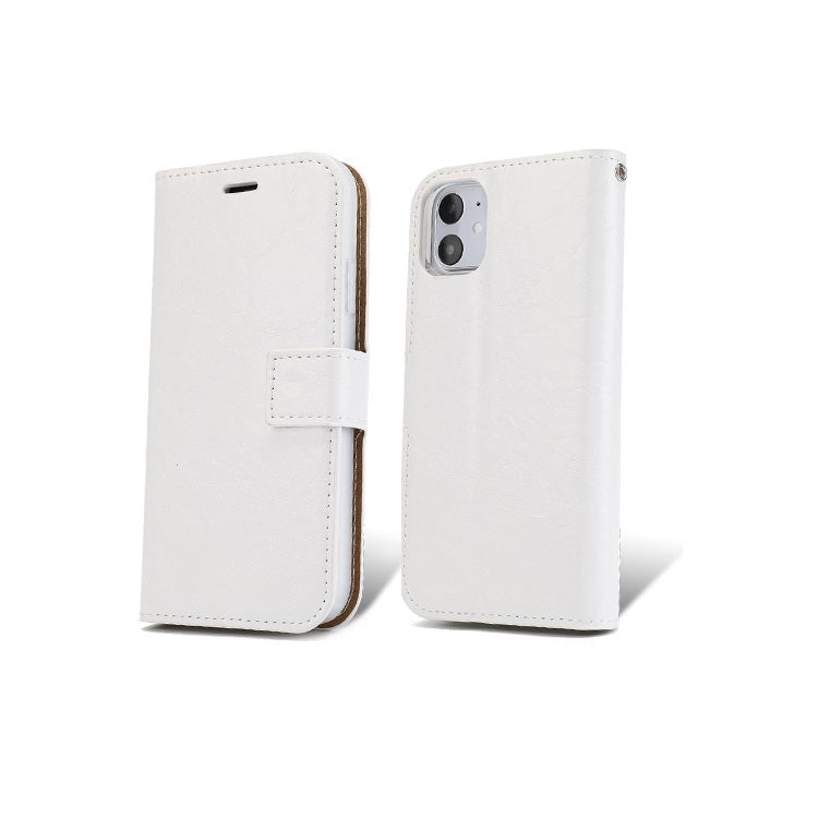For iPhone 11 Separable Crazy Horse Texture Flip Leather Case with Holder & Card Slot & Wallet