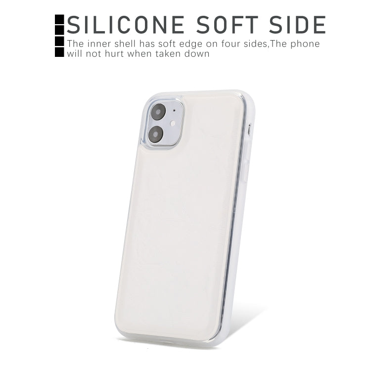 For iPhone 11 Separable Crazy Horse Texture Flip Leather Case with Holder & Card Slot & Wallet