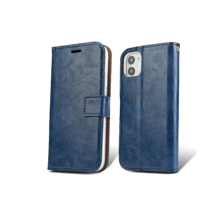 For iPhone 11 Separable Crazy Horse Texture Flip Leather Case with Holder & Card Slot & Wallet