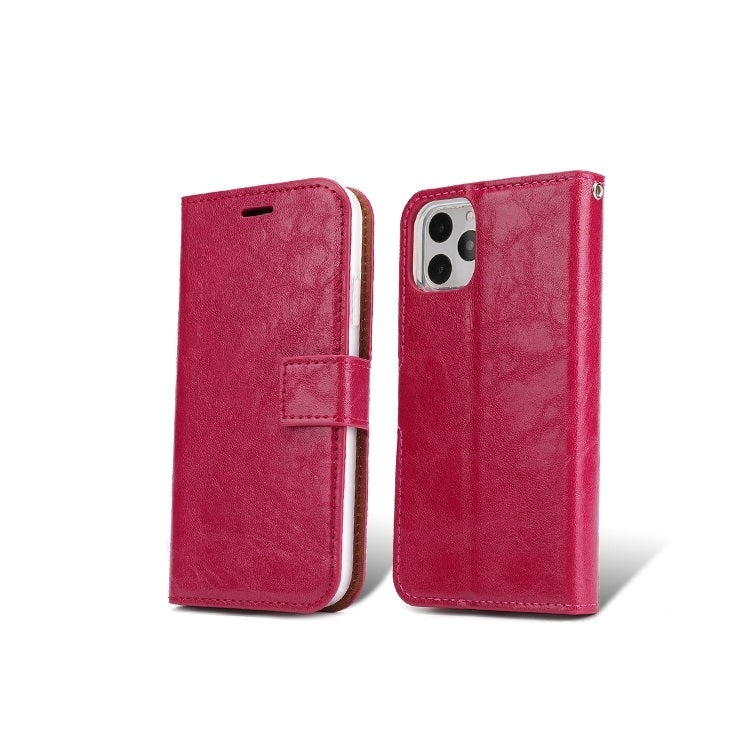 For iPhone 11 Pro Separable Crazy Horse Texture Flip Leather Case with Holder & Card Slot & Wallet