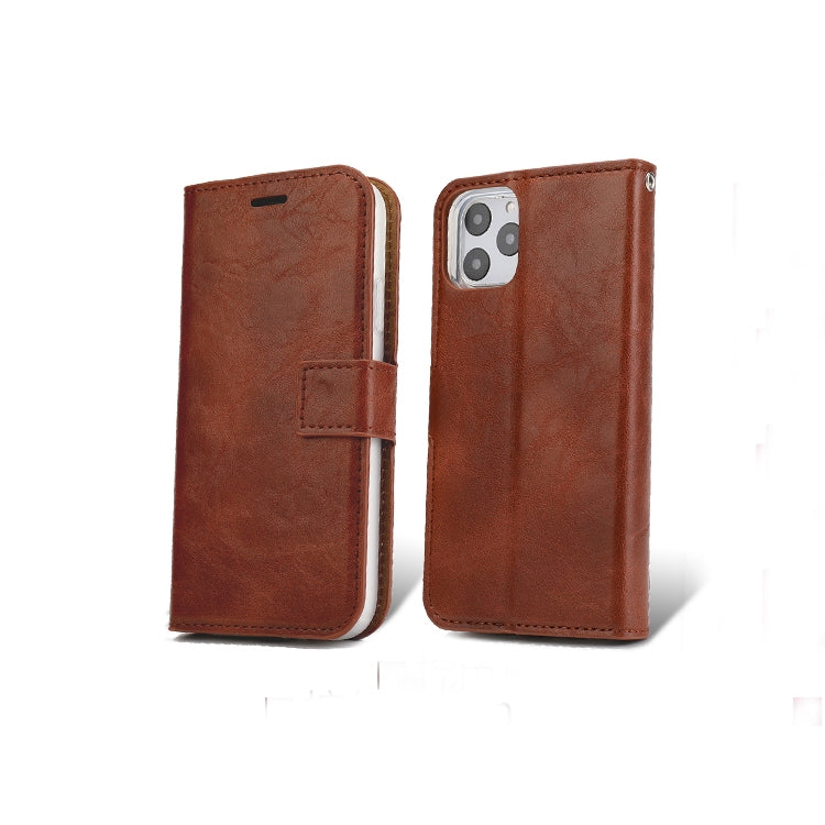 For iPhone 11 Pro Max Separable Crazy Horse Texture Flip Leather Case with Holder & Card Slot & Wallet