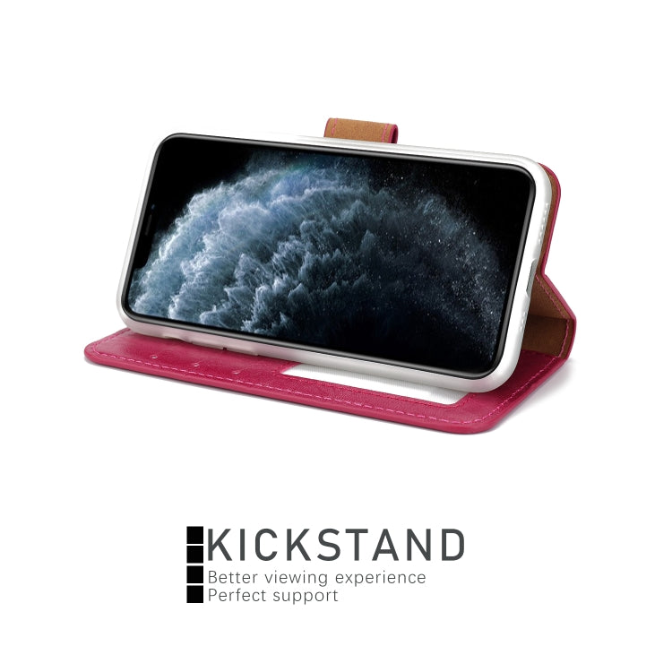For iPhone 11 Pro Max Separable Crazy Horse Texture Flip Leather Case with Holder & Card Slot & Wallet