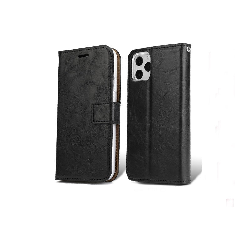 For iPhone 11 Pro Max Separable Crazy Horse Texture Flip Leather Case with Holder & Card Slot & Wallet