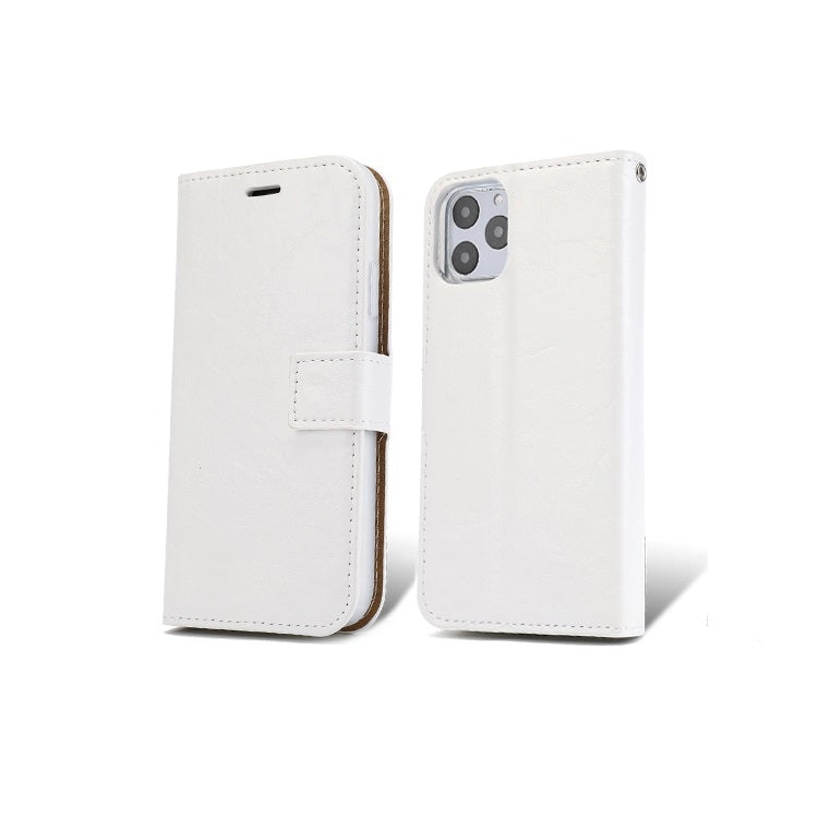 For iPhone 11 Pro Max Separable Crazy Horse Texture Flip Leather Case with Holder & Card Slot & Wallet