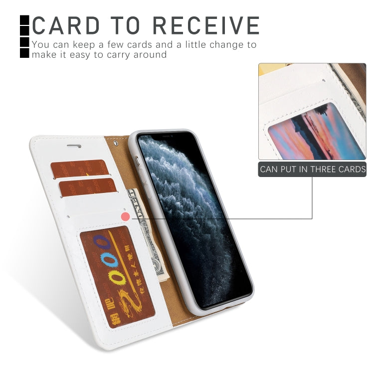 For iPhone 11 Pro Max Separable Crazy Horse Texture Flip Leather Case with Holder & Card Slot & Wallet