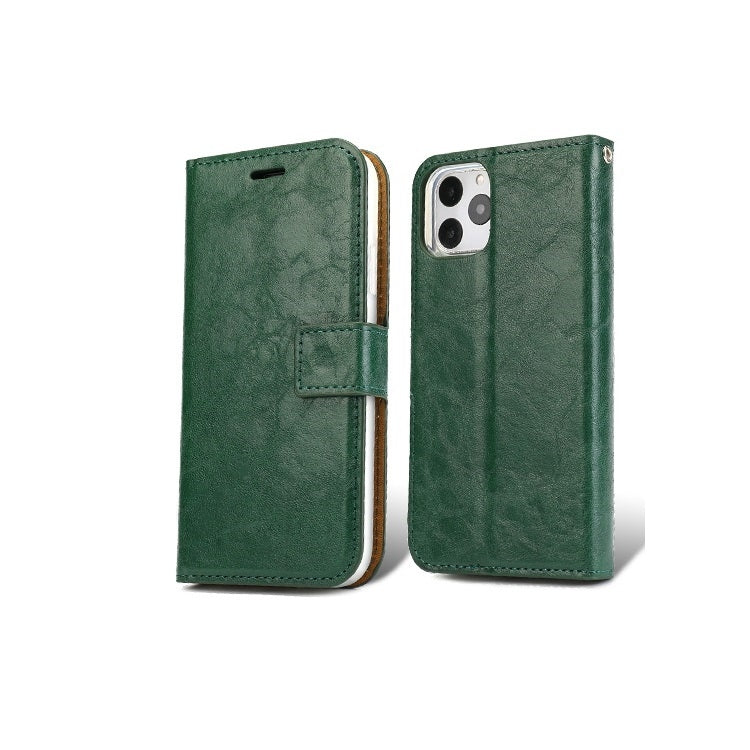 For iPhone 11 Pro Max Separable Crazy Horse Texture Flip Leather Case with Holder & Card Slot & Wallet