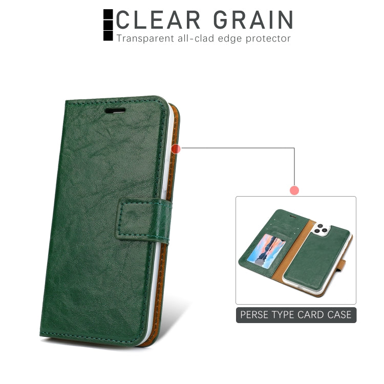 For iPhone 11 Pro Max Separable Crazy Horse Texture Flip Leather Case with Holder & Card Slot & Wallet