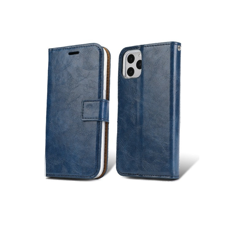 For iPhone 11 Pro Max Separable Crazy Horse Texture Flip Leather Case with Holder & Card Slot & Wallet