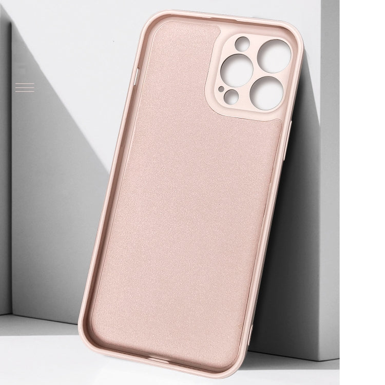 For iPhone 13 Pro Max Liquid Silicone Skin Feel Shockproof Phone Case with Card Slot