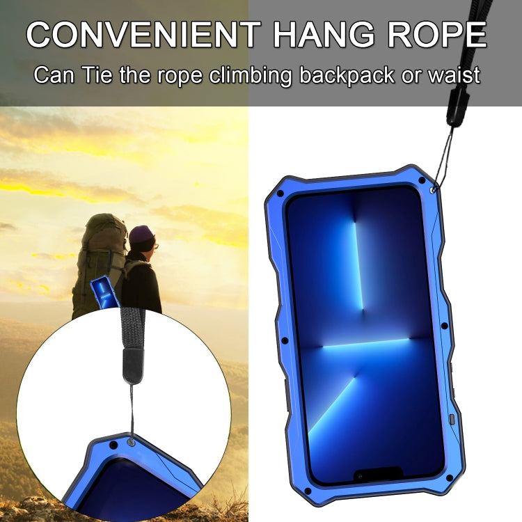 For iPhone 12 Pro Max Camshield Shockproof Life Waterproof Dustproof Metal Case with Holder