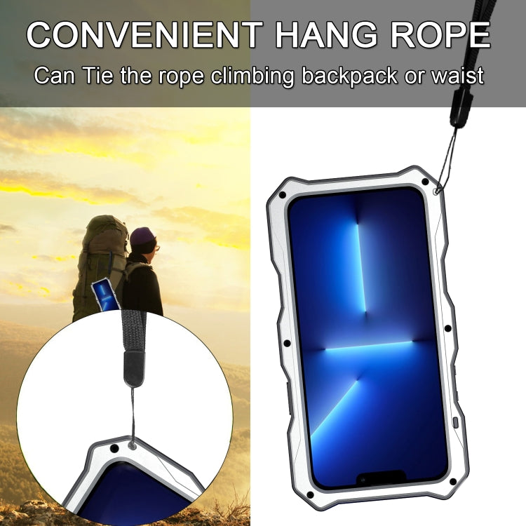 For iPhone 12 Pro Max Camshield Shockproof Life Waterproof Dustproof Metal Case with Holder