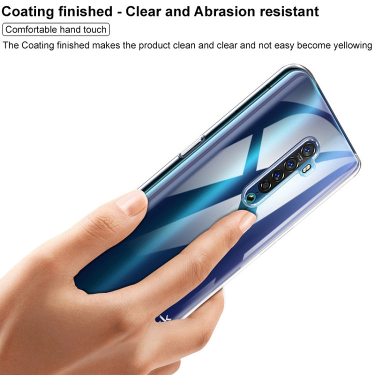 For OPPO Reno2 IMAK Wing II Wear-resisting Crystal Pro Protective Case(Transparent)