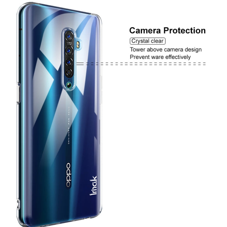 For OPPO Reno2 IMAK Wing II Wear-resisting Crystal Pro Protective Case(Transparent)