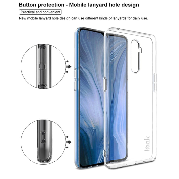 For OPPO Realme X2 Pro / Reno Ace IMAK Wing II Wear-resisting Crystal Pro Protective Case(Transparent)