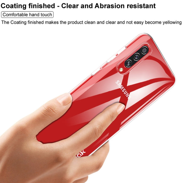 For Galaxy A70s IMAK Wing II Wear-resisting Crystal Pro Protective Case(Transparent)