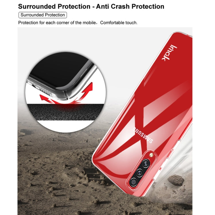 For Galaxy A70s IMAK Wing II Wear-resisting Crystal Pro Protective Case(Transparent)
