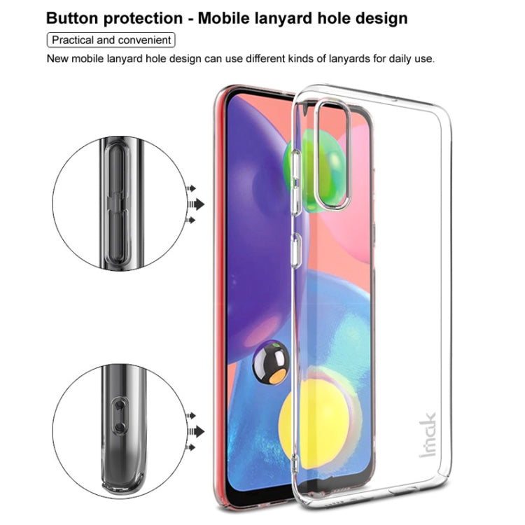For Galaxy A70s IMAK Wing II Wear-resisting Crystal Pro Protective Case(Transparent)