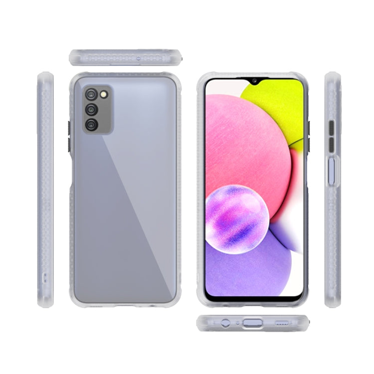 For Samsung Galaxy A03s 166mm Michelin Tires Texture Acrylic + TPU Shockproof Phone Case