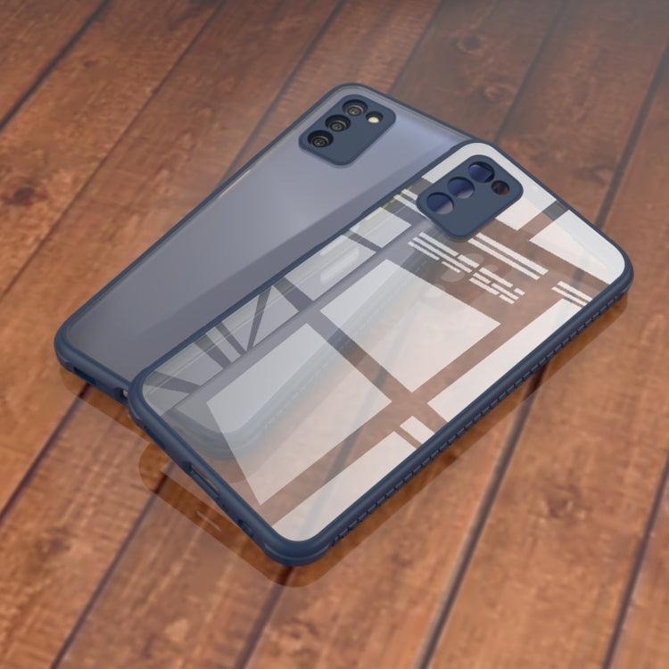 For Samsung Galaxy A03s 166mm Michelin Tires Texture Acrylic + TPU Shockproof Phone Case