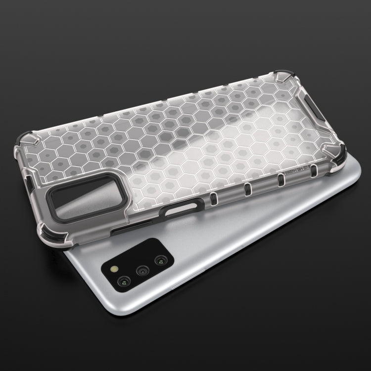 For Samsung Galaxy A03s 166mm Shockproof Honeycomb PC + TPU Phone Case