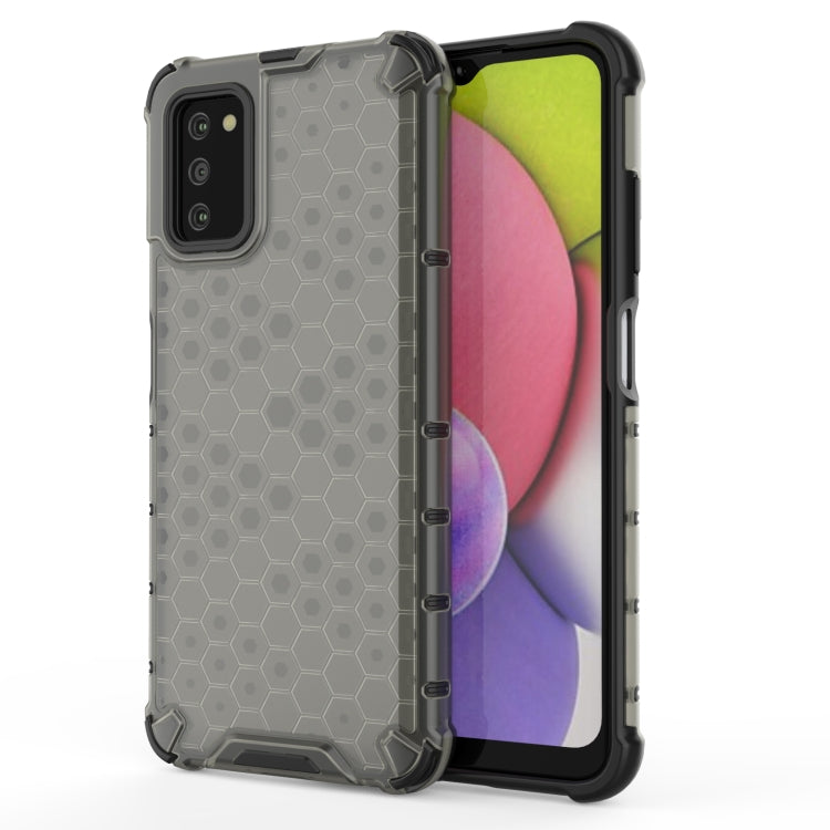 For Samsung Galaxy A03s 166mm Shockproof Honeycomb PC + TPU Phone Case