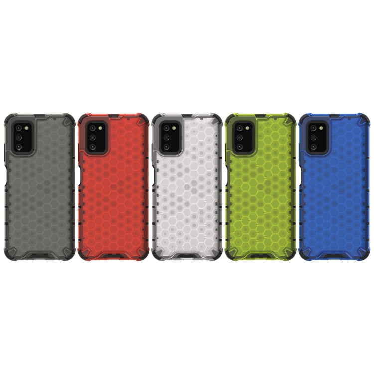For Samsung Galaxy A03s 166mm Shockproof Honeycomb PC + TPU Phone Case