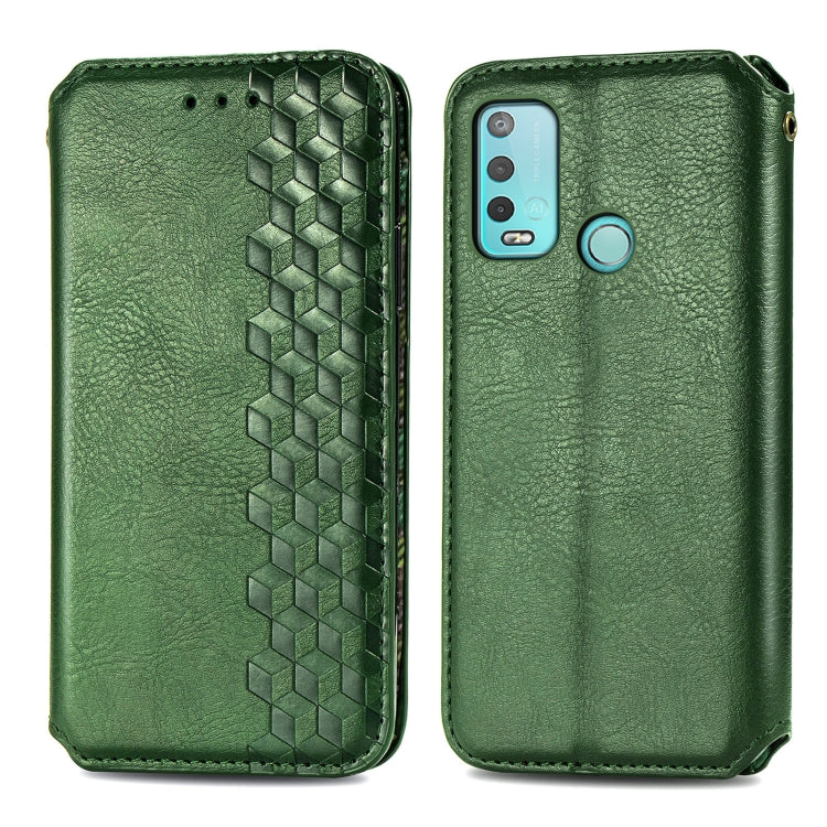 For Wiko Power U30 Cubic Grid Pressed Horizontal Flip Magnetic Leather Case with Holder & Card Slots & Wallet