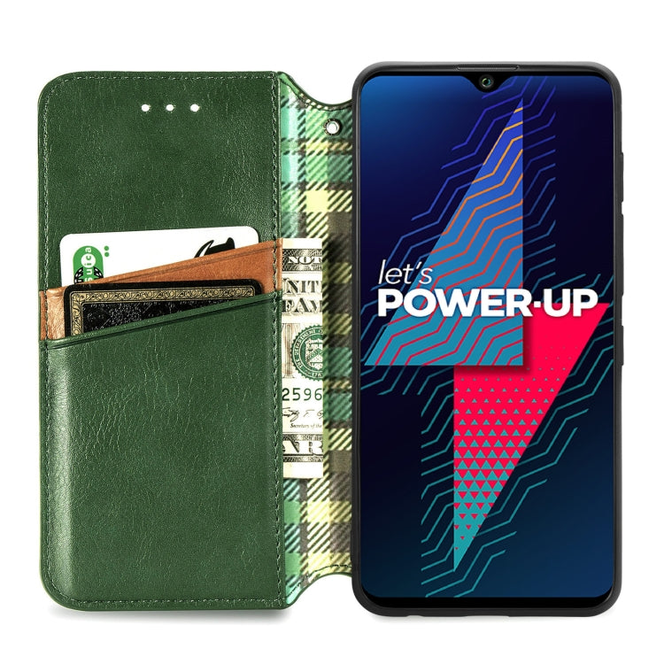 For Wiko Power U30 Cubic Grid Pressed Horizontal Flip Magnetic Leather Case with Holder & Card Slots & Wallet