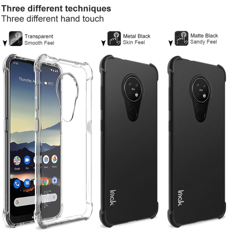 For Nokia 7.2 / 6.2 IMAK All-inclusive Shockproof Airbag TPU Case, with Screen Protector