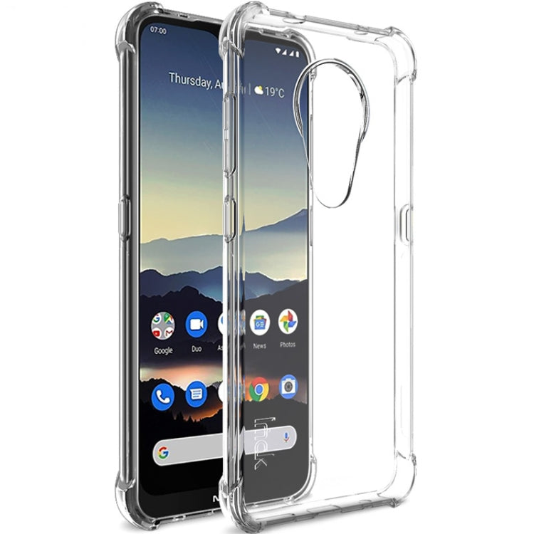 For Nokia 7.2 / 6.2 IMAK All-inclusive Shockproof Airbag TPU Case, with Screen Protector