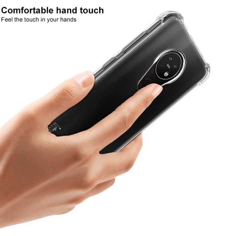 For Nokia 7.2 / 6.2 IMAK All-inclusive Shockproof Airbag TPU Case, with Screen Protector