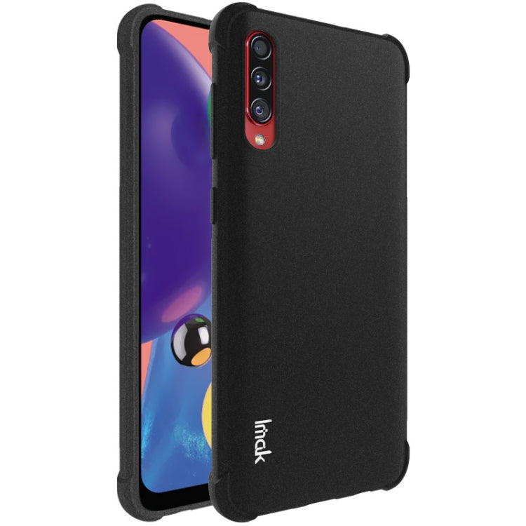 For Galaxy A70s IMAK All-inclusive Shockproof Airbag TPU Case, with Screen Protector
