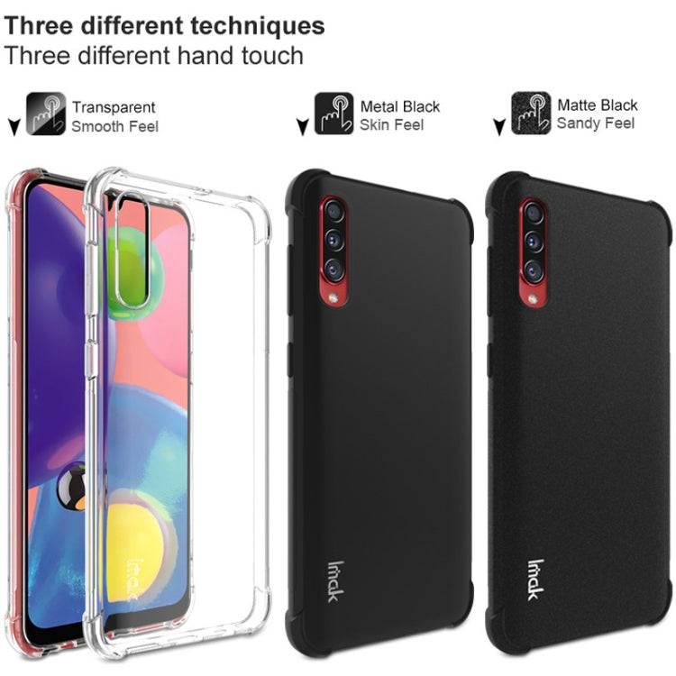 For Galaxy A70s IMAK All-inclusive Shockproof Airbag TPU Case, with Screen Protector