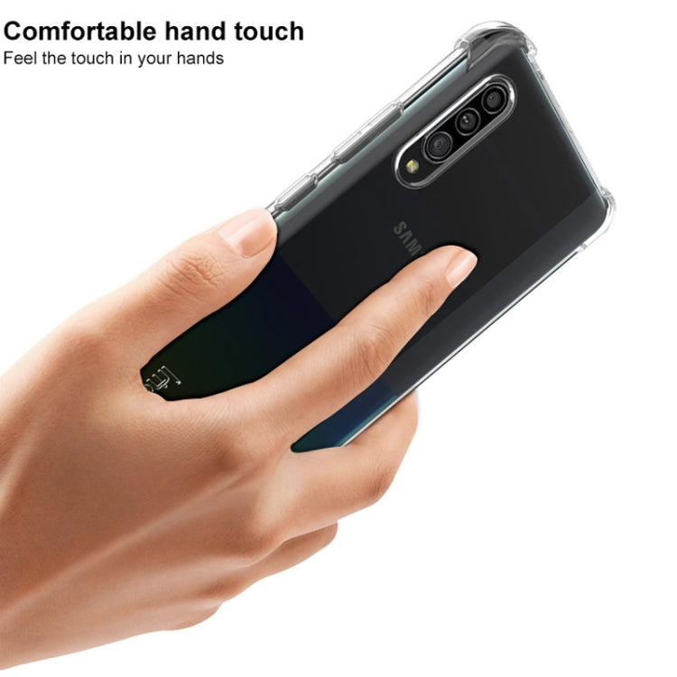 For Galaxy A90 5G IMAK All-inclusive Shockproof Airbag TPU Case, with Screen Protector