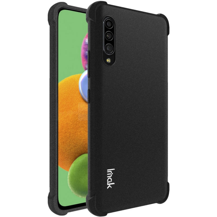 For Galaxy A90 5G IMAK All-inclusive Shockproof Airbag TPU Case, with Screen Protector