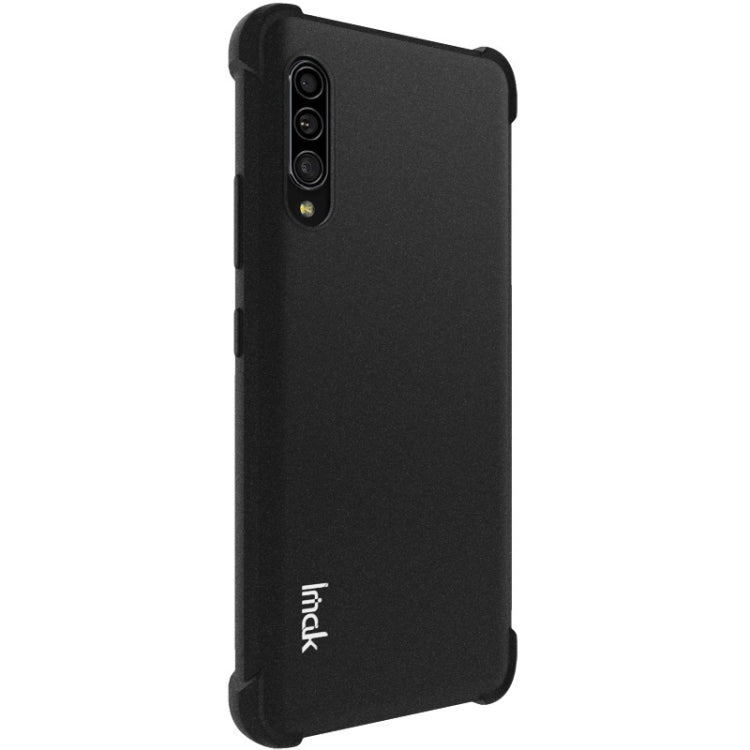 For Galaxy A90 5G IMAK All-inclusive Shockproof Airbag TPU Case, with Screen Protector