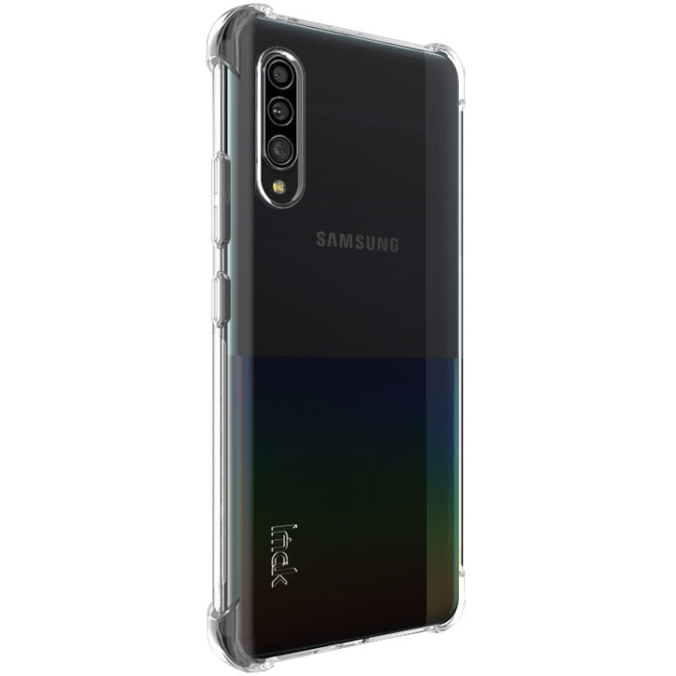 For Galaxy A90 5G IMAK All-inclusive Shockproof Airbag TPU Case, with Screen Protector